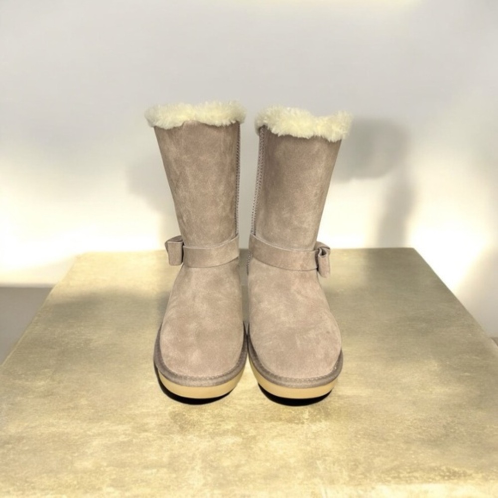 NWOT Koolaburra By UGG Arlena Short Boots Women's Beige Cinder‎ Size 5W